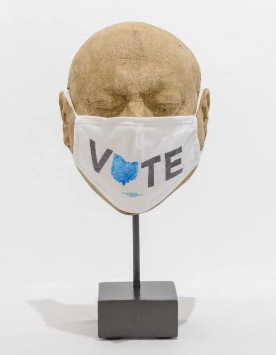 "Masks We Wear Exhibit, Pendleton Street Gallery, Cincinnati, Ohio. 2020