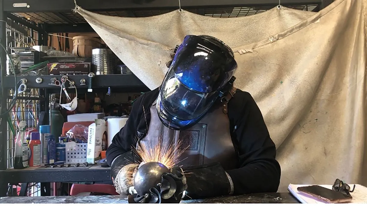 Ohio Woman Turns Scrapped Steel, Faces Into Treasure